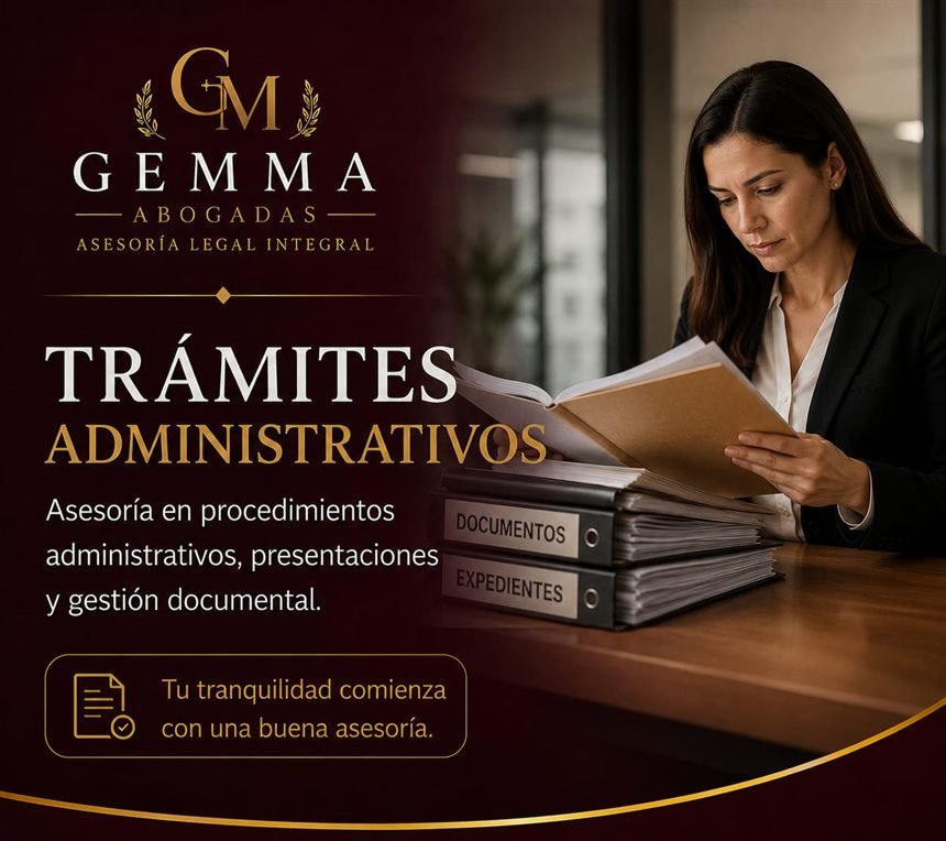 Trámites administrativos — asesoría en procedimientos administrativos, presentaciones y gestión documental.